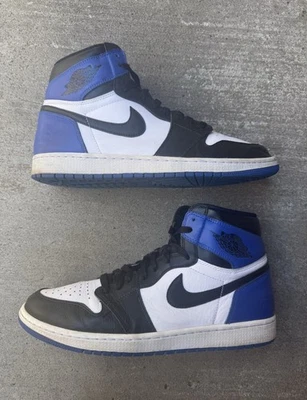 Talla 14-Jordan 1 Retro Fragmento Alto (716371-040) Ligeramente Usado Con Caja Raro Foto 1 de 4