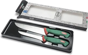 Premana Professional Confezione Coltelli Macellaio, Acciaio Inossidabile, Verde  - Foto 1 di 12