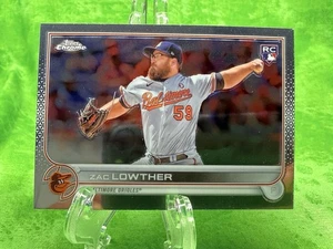 Zac Lowther RC - 2022 Topps Chrome Sonic #159 Baltimore Orioles - Rookie Card - Picture 1 of 11