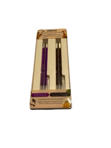Scented Lava Gel Pen Set 2-Pack Violet & Brown 0.7mm Colored Gel Pens Infused - Picture 1 of 4