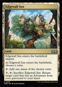 (3x FOIL) EDGEWALL INN - Wilds of Eldraine – MTG Magic the Gathering Card - Picture 1 of 5