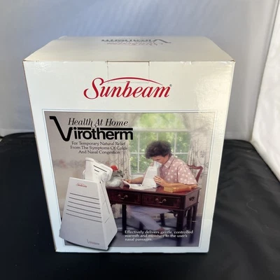 Sunbeam Virotherm Vintage NOS Vaporiser Nasal Allergies Model 1301 New - Image 1 of 4