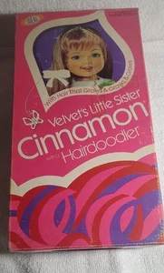 Vintage Ideal Cinnamon Doll Velvet Little Sister Hair Doodler original box 1971 - Picture 1 of 10