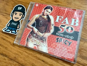 2004 FAB 50 NON-STOP SPICY REMIX AMIT DAS CD MIX MUSIC HINDI BOLLYWOOD RARE VTG - Picture 1 of 3