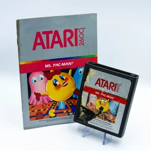Ms. Pac-Man Atari 2600 | Cartridge & Manual Only | Tested & Working - Picture 1 of 3