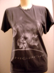 MAGLIETTA AMERICAN ABBIGLIAMENTO UNISEX COTONE GRIGIO "PANIC POP" TAGLIA S - Foto 1 di 1
