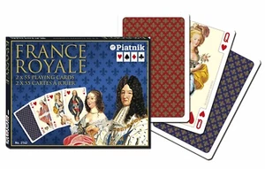 France Royal - 2 Deck Playing Cards - Piatnik - Made in Austria! - Picture 1 of 1
