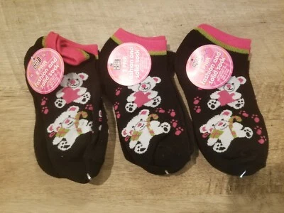 Lote de 3x2 Calcetines Infantiles Gloria Desteñidos Moda y Sólidos Ositos de Peluche Tamaño 10.5-4 Foto 1 de 4