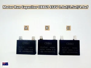 CBB61 450V AC Appliance Motor Run Capacitor w/ 2+2 Pin 3uF/3.5uF/4uF50/60Hz - Picture 1 of 12