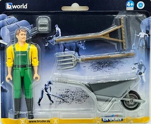 Bruder #62610 Farmer Figure Set - New Factory Sealed - Picture 1 of 1
