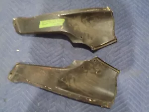 63-67 C2 Corvette LH/RH Convertible Rear Quarter Trim Panels-Fiberglass-Orig GM - Foto 1 di 6
