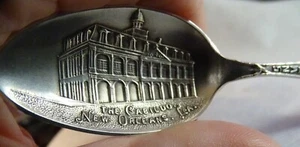 The Cabildo New Orleans La.  5 1/2" Sterling Souvenir Spoon .61 ounce - Picture 1 of 6