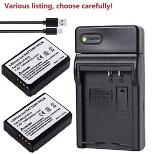 LP-E10 battery or charger for Canon EOS 1100D 1200D 1300D Kiss X50 X70 Rebel T3