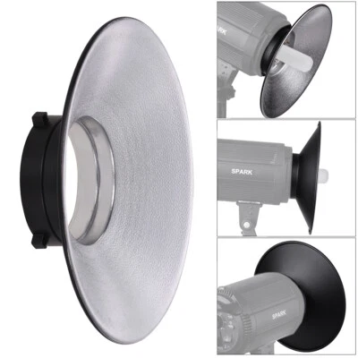120 Degree Wide-angle Photography Flash Reflector Bowens Mount Diffuser L7U5 - Image 1 of 4