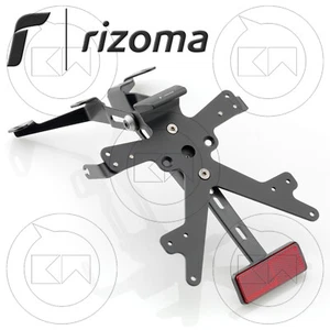 RIZOMA PT228B PORTATARGA FOX REGOLABILE ALLUMINIO NERO YAMAHA TMAX 530 ANNO 2017 - Foto 1 di 2