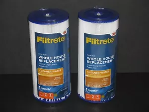 3M Filtrete Whole House Replacement Water Filter 3WH-HDPL-F01 Lot of 2 - Picture 1 of 5