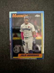 JULIO RODRIGUEZ Mojo Refractor 1990 35th 2025 Topps Series 1 T90C-57 Mariners - Picture 1 of 1