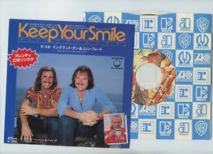 ENGLAND DAN & JOHN FORD COLEY 7" Japan KEEP YOUR SMILE - Picture 1 of 1