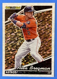 2022 Topps Update Black Gold #BG-10 Alex Bregman - Picture 1 of 2