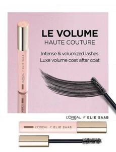 Máscara de pestañas L'Oreal Elie Saab colección ojos sensibles negra sellada - Imagen 1 de 3