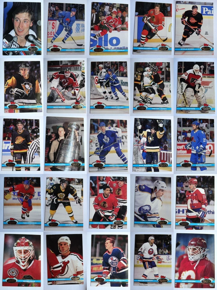 1991-92 Topps Stadium Club Hockey Cards Complete Your Set U Pick From List 1-400 - Image 1 of 1