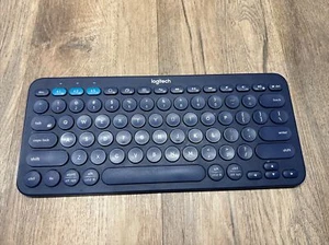 Logitech K380 Multi-Device Ultra Thin Wireless Bluetooth Keyboard Android IOS - Picture 1 of 6