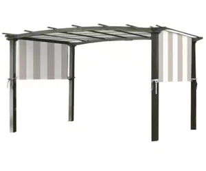 Garden Winds Pergola Replacement Canopy PATTErned CABANA BEIGE LCM 490 - Picture 1 of 2