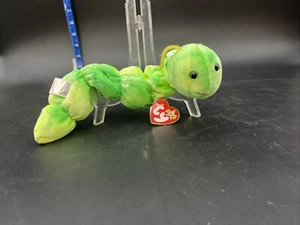 TY 2000 SQUIRMY The Shimmery Tie Dye Caterpillar Inch Worm Vtg 2000 MINT NWT - Picture 1 of 3