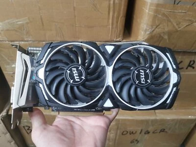 RX 580 MSI AMD Radeon RX580 8GB GDDR5 2048SP Graphics Card DVI-D - Image 1 of 4