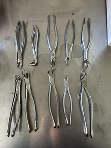 #2 Lot 10 verschiedene Hu-Friedy / Nevius Ubeco Dental Pinzetten Edelstahl - Bild 1 von 7