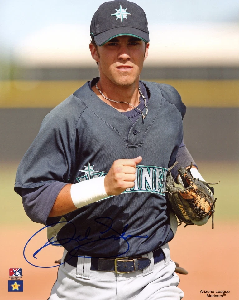 Nick Franklin signed Mariners 8x10 photo Rays COA - Image 1 of 1