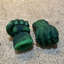 Incredible Hulk Smash Hands Fist 2008 Pair Gloves Marvel Avengers Hasbro