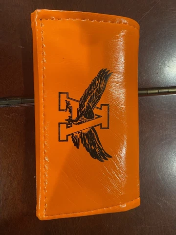 Vintage Auburn University womens leather wallet Cover