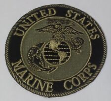 UNITED STATES MARINES CORPS      3 inch Round Patch    Subdued Style