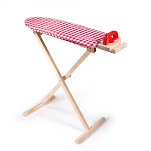 Tabla de planchar de madera Bigjigs Toys con plancha, juego de simulación, juego de rol - Imagen 1 de 8