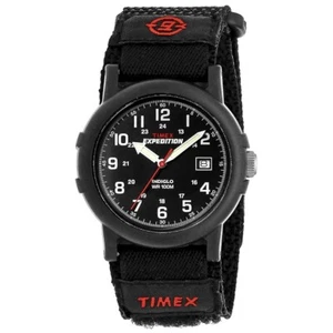 Timex Expedition Camper T40011 Orologio Militare Uomo Bracciale Chiusura Strappo - Picture 1 of 3