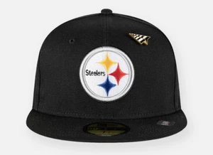 PAPER PLANES ROC NATION x Pittsburgh Steelers Team Color 59Fifty Fitted Hat NFL - Picture 1 of 5