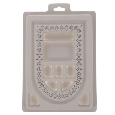 Tablero de diseño de cuentas Joyería Tablero de cuentas Bandeja Collar Pulsera Herramienta de diseño de cuentas Foto 1 de 4
