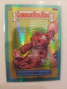 2021 Garbage Pail Kids Chrome Series 4 Salvatore Dolly #164b Aqua Prism 196/199 - Picture 1 of 2