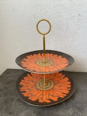 Ancien Présentoir Serviteur En Melamine Voluform Année 70 Deco Retro Cuisine  - Photo 1/4