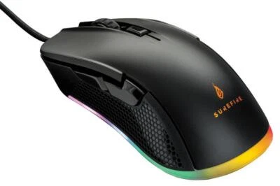 Buzzard Claw 6 Button RGB Gaming Mouse, Black - 48836 - Image 1 of 4