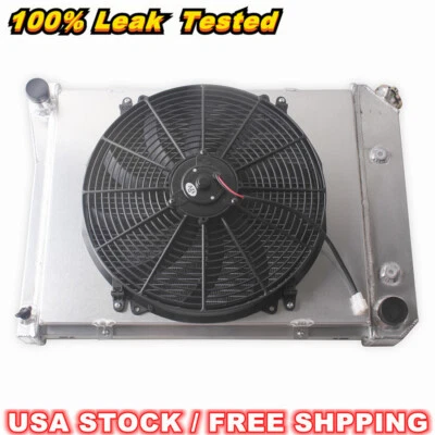 3Row Radiator+Shroud+Fan For 1980-1987 Buick Regal/1965-1969 Skylark Special - Image 1 of 4