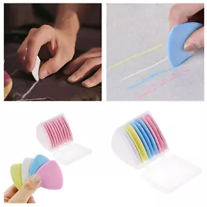 10 Tailors Chalk Fabric Chalk Pencil DIY Sewing Tools Easy Cleaning Sewing tool - Picture 1 of 7
