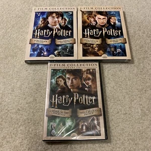 Harry Potter Lot of 3 2-Films Collection Set Year 1-6 DVD 6 Movies NEW Sealed - Picture 1 of 12