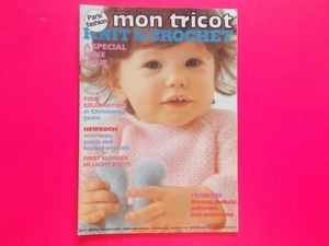 MON TRICOT KNIT and CROCHET MAGAZINE A SPECIAL LOVE ISSUE -KNITTING DESIGNS BABY - Imagen 1 de 3