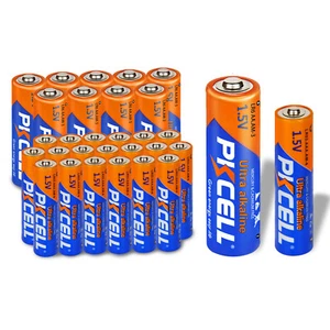AA/AAA Batteries 1.5V 24x AAA LR03 & 24x AA LR6 MIGNON Alkaline for music boxes - Picture 1 of 4