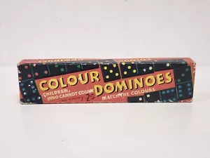 Vintage Spear's Games - Colour Dominoes - Made In England - Picture 1 of 7