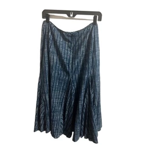 Lauren Ralph Lauren Maxirock Damen 14P blau weiß Muster fließend - Bild 1 von 5