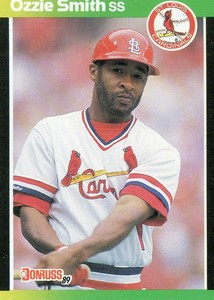 1989 Donruss Baseball's Best OZZIE SMITH #44 St Louis Cardinals HOF NM-MINT