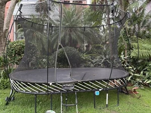 Springfree Large Oval Trampoline + Basketball Hoop, We Will Dismantle For Pickup - Picture 1 of 9